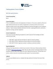 Mat 240 Statistics Assignment 的图像结果