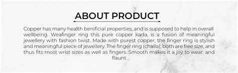 Parakash Gems Pure Copper Adjustable Free Size Finger Ring Tamba Challa ...