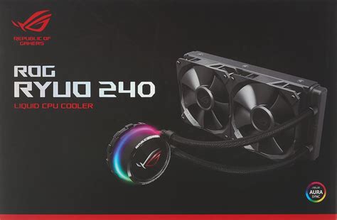 Buy Asus ROG RYUO 240 RGB AIO Liquid CPU Cooler 240mm Radiator Dual ...