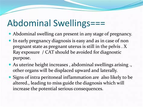 Abdominal swellings in pregnancy | PPT