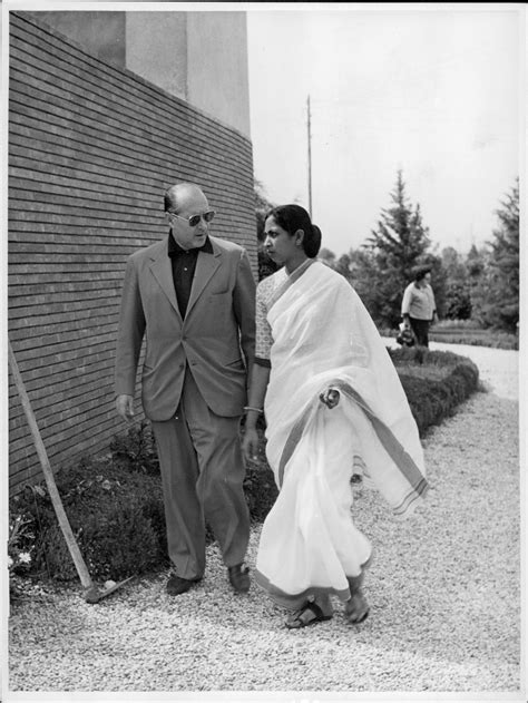 Roberto Rossellini And Sonali Dasgupta