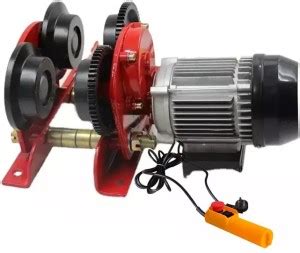 Fulcrum 1000 Kgs Mini Electric Wire Rope Motorised Trolley Submersible ...