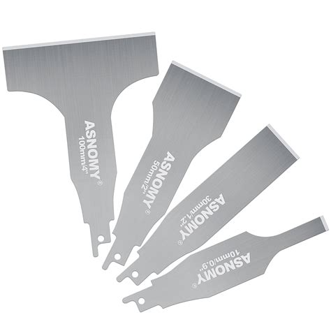 Amazon.com: ASNOMY 4PCS Reciprocating Saw Scraper Blade ...