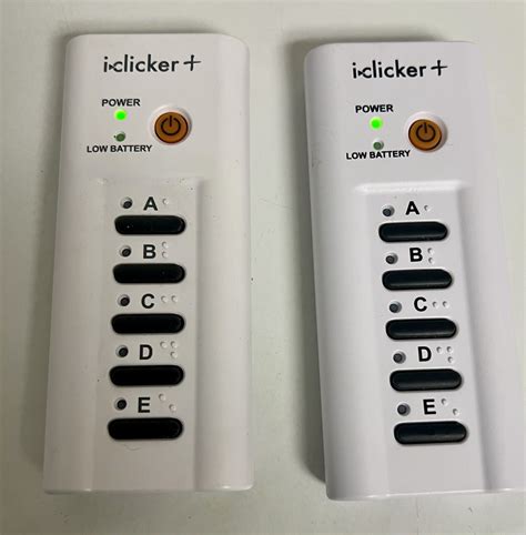 2 X iClicker + Plus Student Classroom Remote Response System RLR15 W/Batteries 9781464120152 | eBay