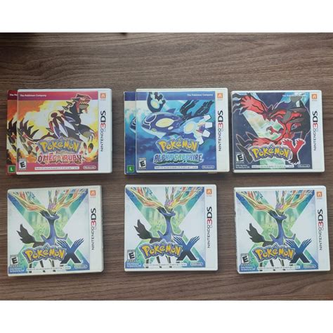 Jogos de Nintendo 3DS Pokémon X/Y, Alpha Sapphire / Ômega Ruby, Ultra ...