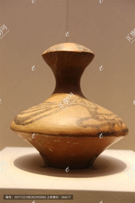 新石器时代仰韶文化彩陶钵,文物考古,文化艺术,摄影素材,汇图网www.huitu.com