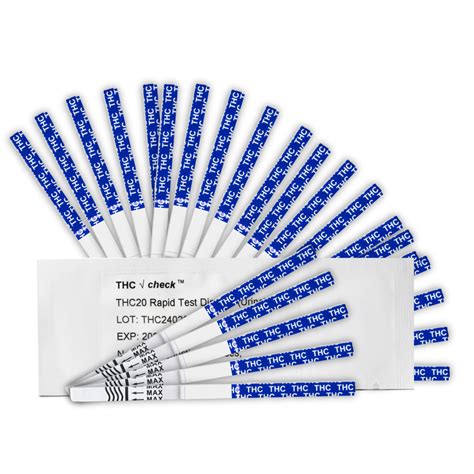 Extra-Sensitive Marijuana Test Strips| At Home Urine Drug Test Kit ...