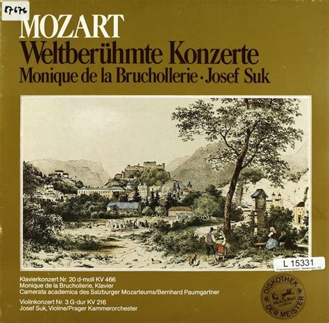 Bernhard Paumgartner. Libor Hlavacek. Camerata Academica des Salzburger ...