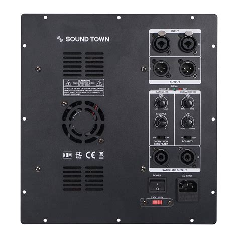 Buy Sound Town Class-D Plate Amplifier for PA DJ Subwoofer Cabinets ...
