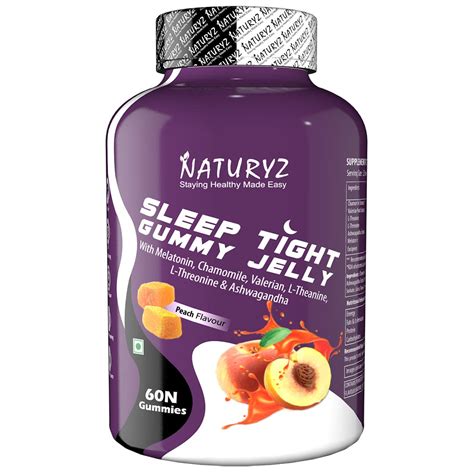 Naturyz India's own Gummy ST Jelly with Melatonin, Chamomile, Valerian ...