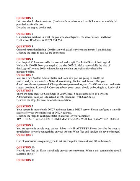 Image result for Linux Questions in Paragraph