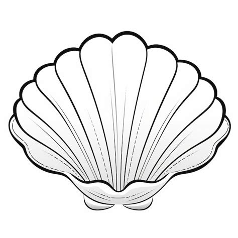 Image result for Shell Shape Drawing