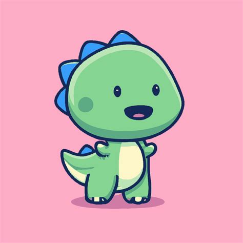 Cute Dinosaurs Drawing