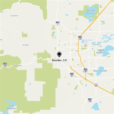 Boulder Colorado On Map