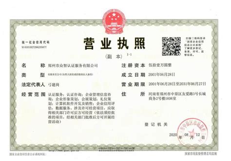 资质认证-郑州市众智认证服务有限公司
