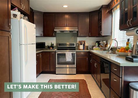 Dark Cherry Wood Cabinets