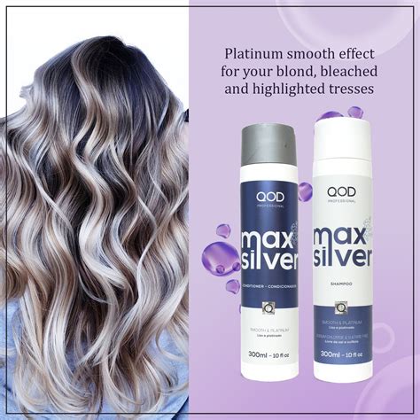 Max Silver Shampoo & Conditioner | QOD Professional Hair Care
