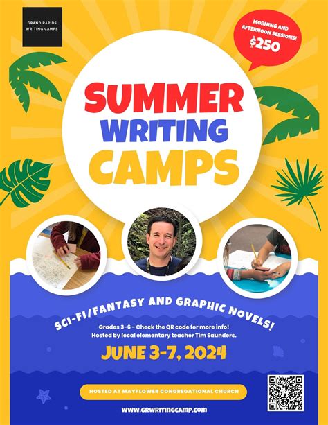 ANNOUNCING 2024 SUMMER WRITING CAMPS! | Grand Rapids Writing Camps