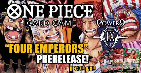 One Piece TCG: Four Emperors Prerelease, Power 9 Games, North Las Vegas ...