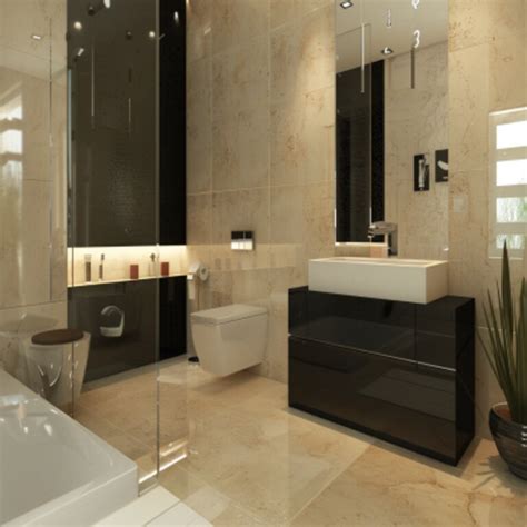 29 Ceramic Tile Modern Bathroom Design Ideas & Images