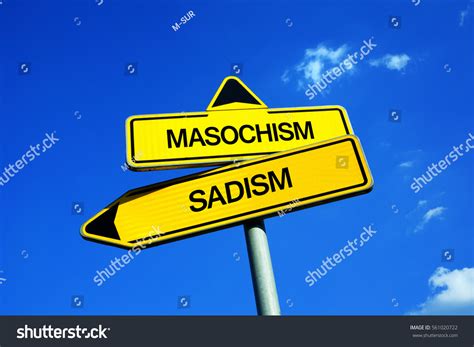 Masochism Vs Sadism Traffic Sign Two Stock Photo 561020722 | Shutterstock