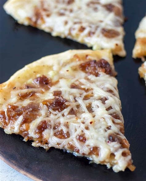 Caramelized Onion Pizza With Cream Cheese - Apples for CJ