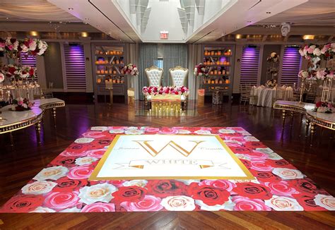 Wedding Dance Floor Wraps - Onyx Event Group
