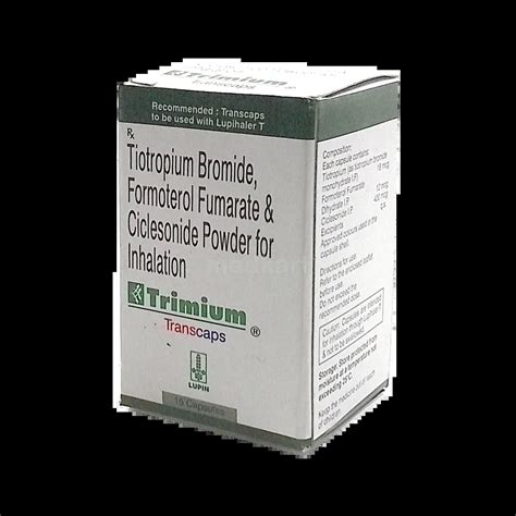 TRIMIUM TRANSCAPS 15'S Price, Uses, Side Effects & Substitutes | Medkart