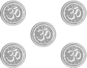 KARATCRAFT Om 1 gram Silver Coin S 999 1 g Silver Coin Price in India ...