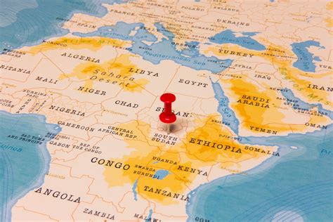 Sudan On Africa Map South Sudan Map Africa | South Sudan Map On Africa