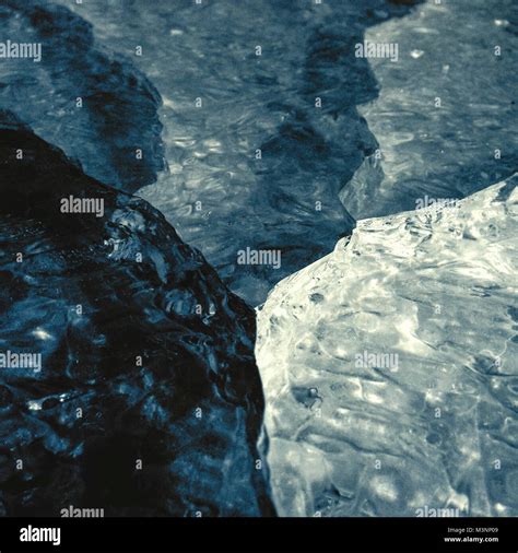 An icy map of the Colorado River and its tributaries Stock Photo - Alamy