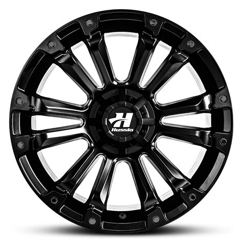 ford everest hussla ambush gloss black wheel #15562