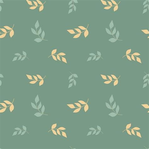 Seamless pattern with leaves | Premium Photo