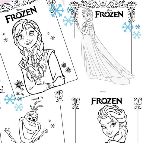 Frozen Coloring Pages For Kids