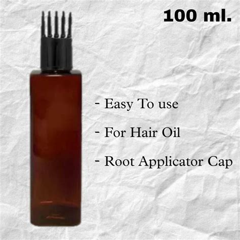 AKIL Empty Hair Oil Bottle For Applying Hair Oil - 3 Bottle With Comb ...