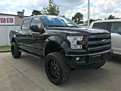 Lifted Black Ford F150