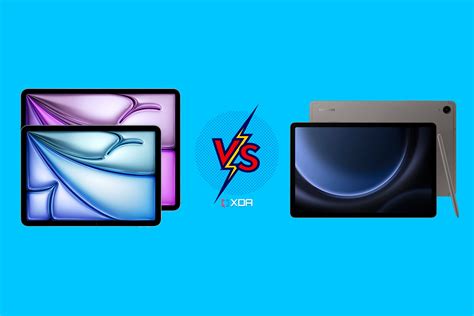 iPad Air (M2, 2024) vs. Samsung Galaxy Tab S9 FE