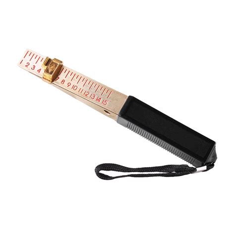 Walfront Wedge-Shaped Vernier Feeler Gauge 1-15mm, Precision: 0.5mm ...