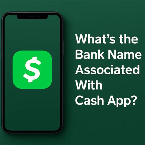 What's the Bank Name Associated With Cash App?