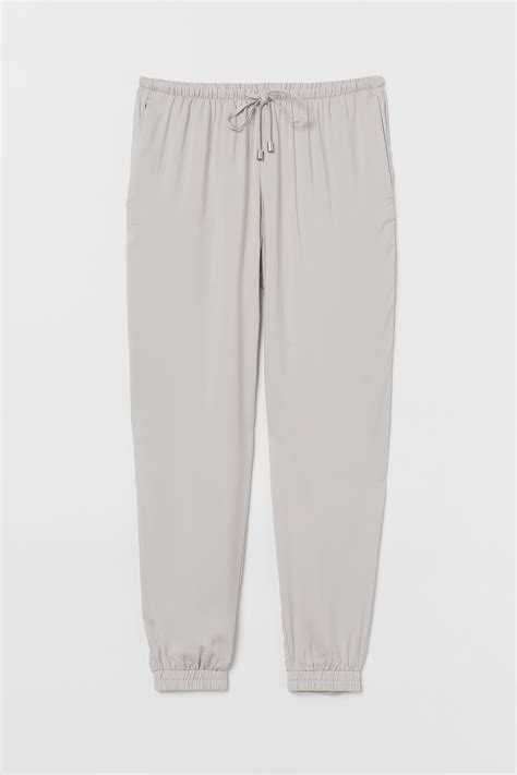 Pull-on trousers - Beige - Ladies | H&M IN