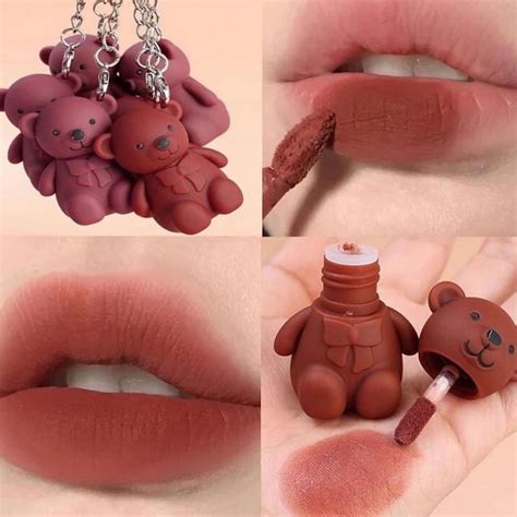 Teddy Bear Keychain Lipsticks (Set of 3) – The Beauty World