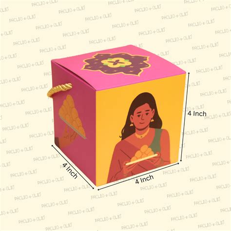 Diwali Jar Box/ Candle Box | 3x3x3 Inches – PACLIO-e-OLIO