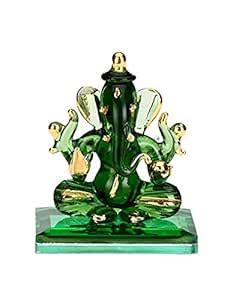 Buy Somil Pagri Ganesha Double Face Statue Showpiece for Home Temple ...