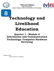 Image result for Tle Module Grade 8