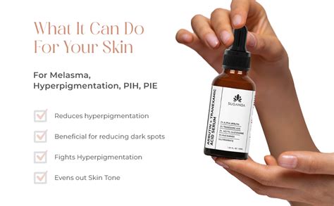 SUGANDA SKINCARE Advanced Pigmentation Face Serum (30ml ...
