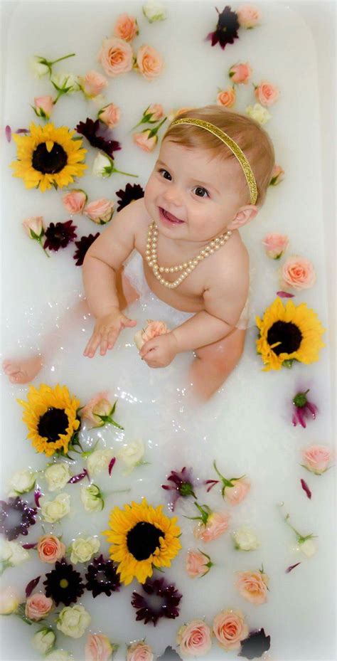 Baby Milk Bath Benefits : Tips For A Baby Milk Bath Photoshoot - Coffee ...