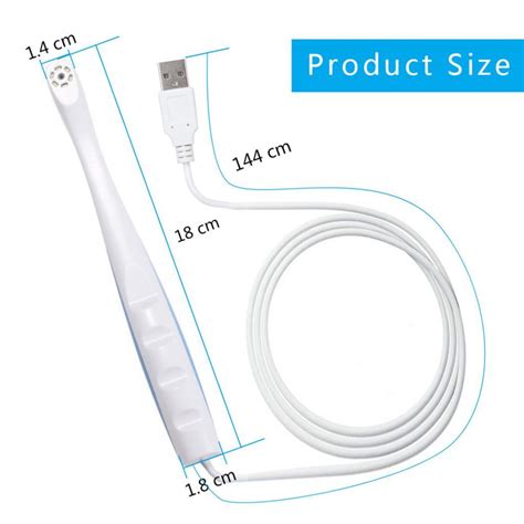 ⚡️Buy Maxbell USB 2.0 8MP 6-LED Dental Intraoral Endoscope Oral Digital ...