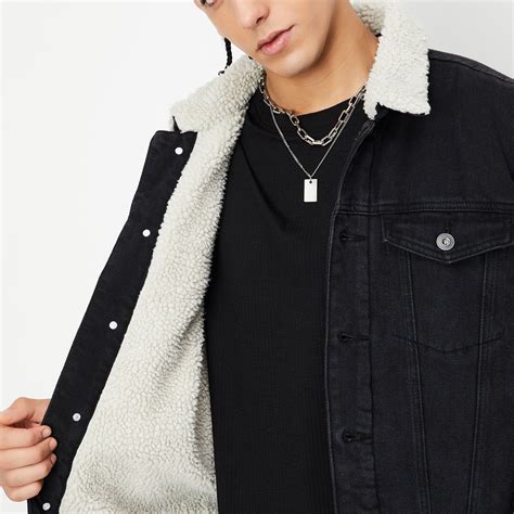 Buy Men Fleece Lined Denim Jacket Online at just Rs. 2299.0 ...