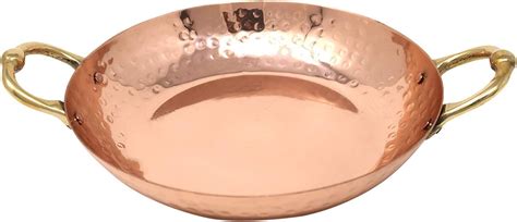 PARIJAT HANDICRAFTCopper Cookware Karahi Pot with India | Ubuy