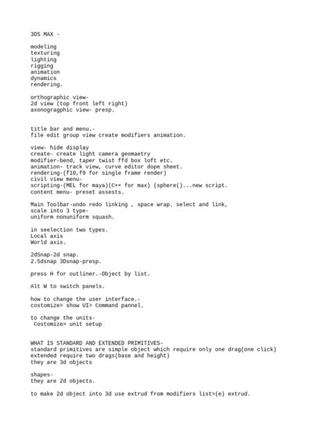 Image result for 3DS Max Animation Tutorial PDF